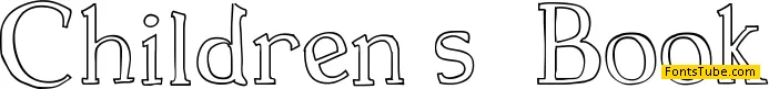 Children s Book Font