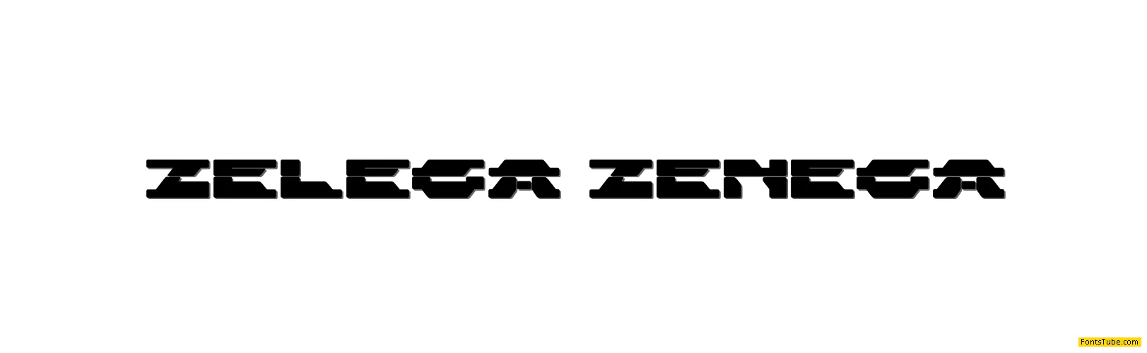 Zelega Zenega Font