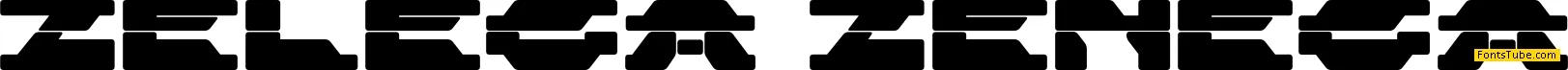 Zelega Zenega Font
