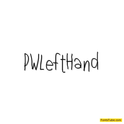 PWLeftHand Font