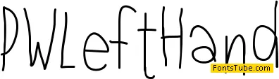 PWLeftHand Font