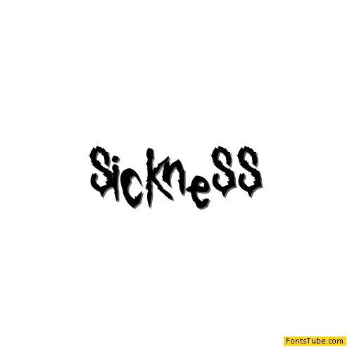 Sickness Font