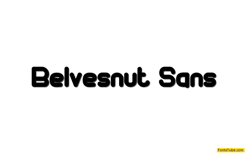 Belvesnut Sans Font