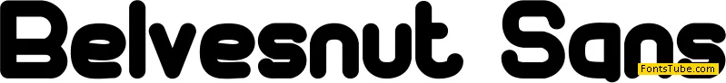 Belvesnut Sans Font