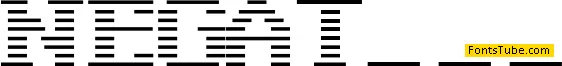 Negative Tuning Font