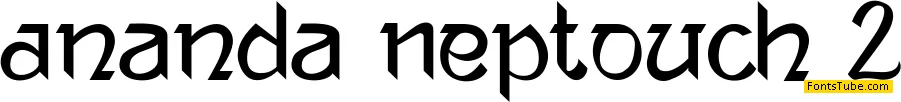 Ananda Neptouch 2 Font