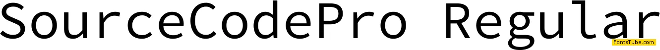 Source Code Pro Font Family