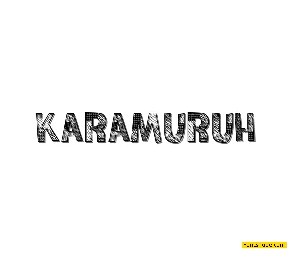 Karamuruh Font