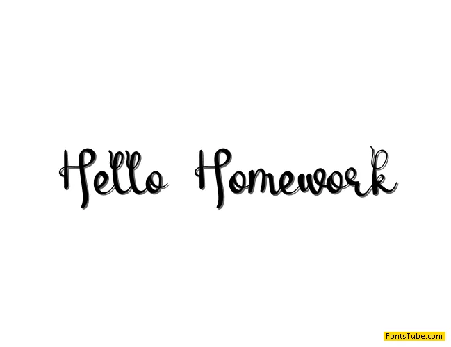 Hello Homework