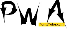 PW Arrow font Font