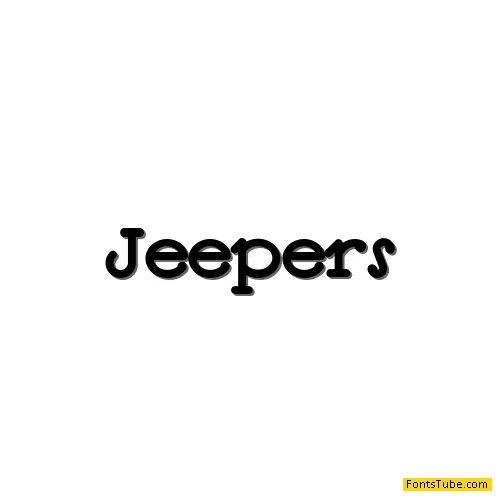 Jeepers Font
