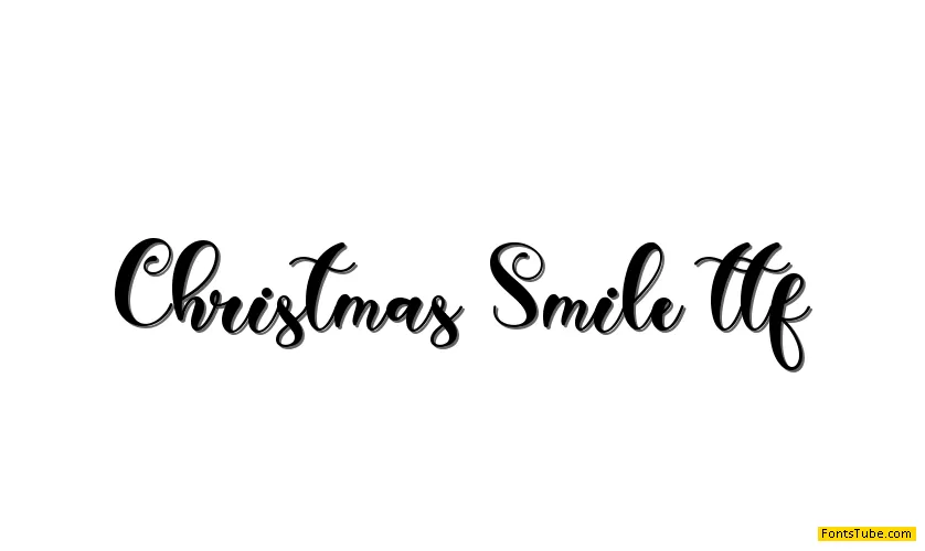 Christmas Smile Font