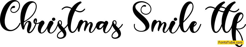Christmas Smile Font