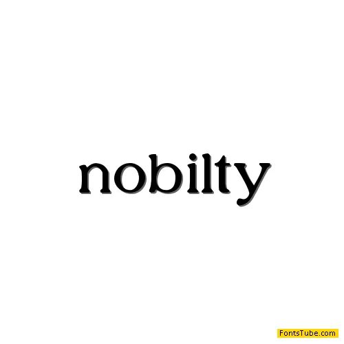 Nobility Casual Font