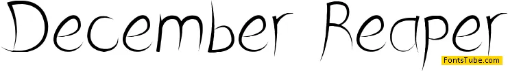 December Reaper Font