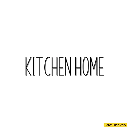 Kitchen Home Font