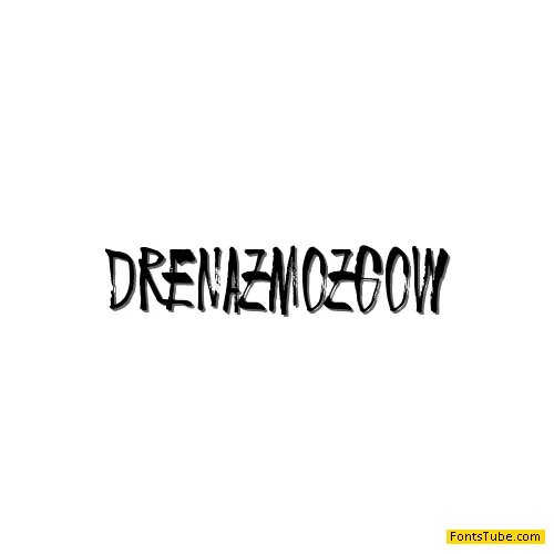 Drenazmozgow Font
