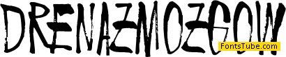 Drenazmozgow Font