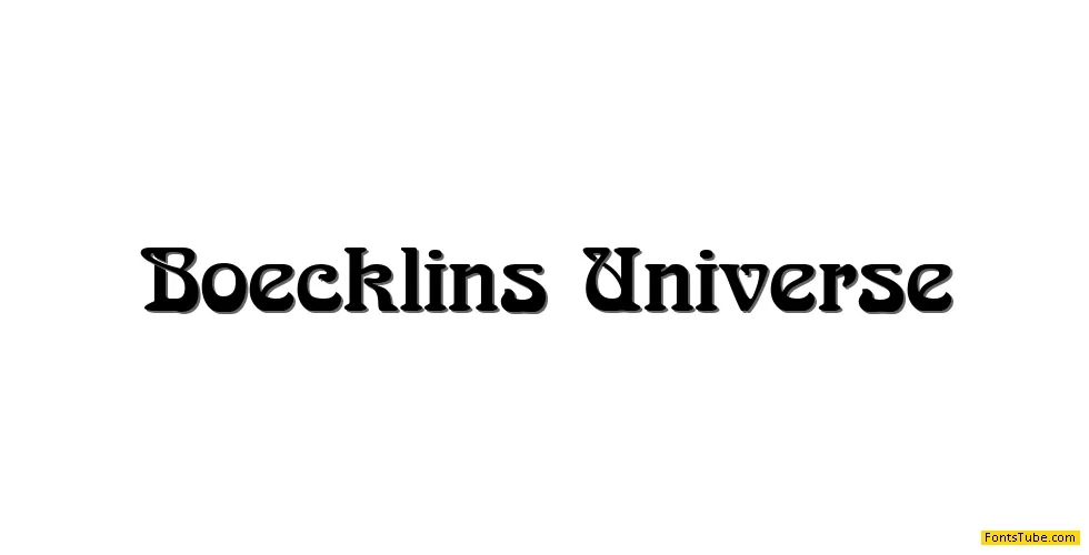 Boecklins Universe Font