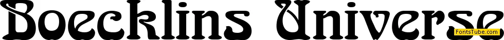 Boecklins Universe Font