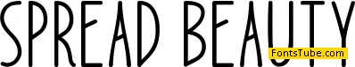 Spread Beauty Font