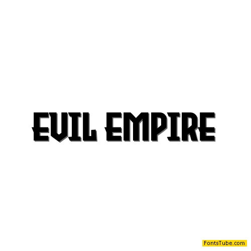 Evil Empire Font