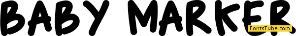 Baby Marker Font