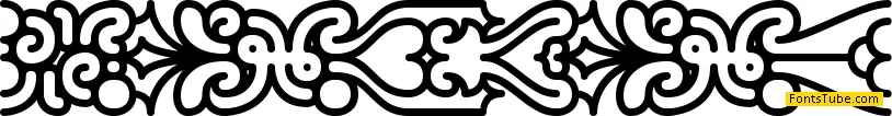 Line Dings BRK Font