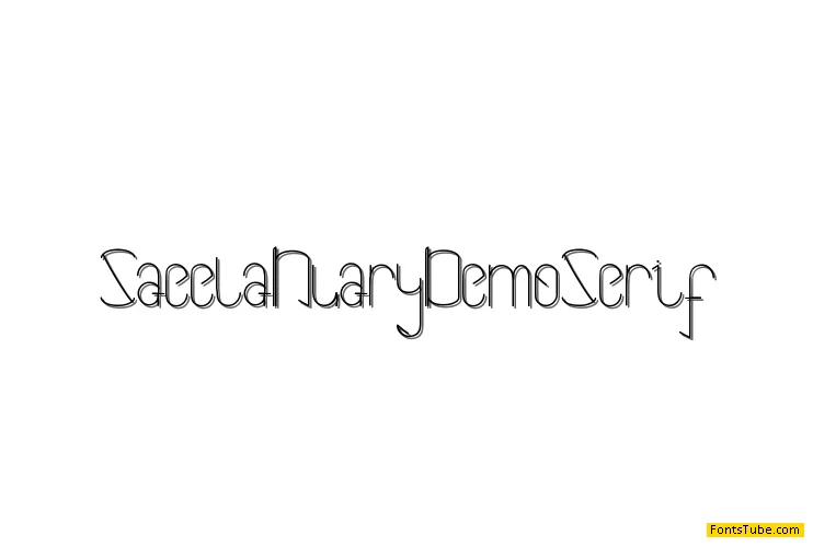 Saeela Nuary Demo Font Family