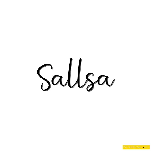 Sallsa Font