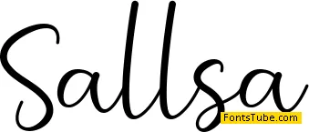 Sallsa Font