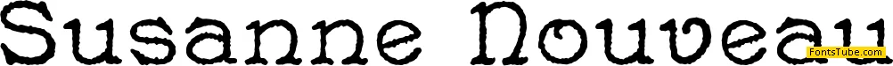 Susanne Nouveau Font