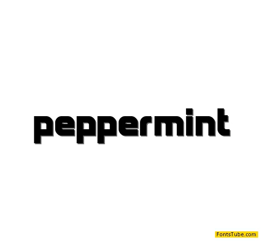 PEPPERMINT Font