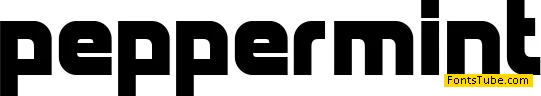 PEPPERMINT Font
