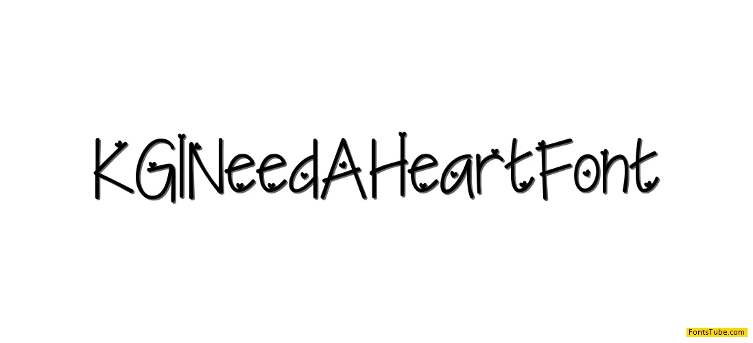 KG I Need A Font Family