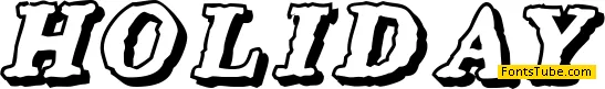 Holiday Font