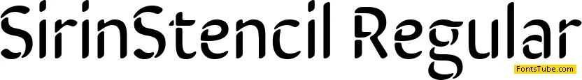 SirinStencil Font