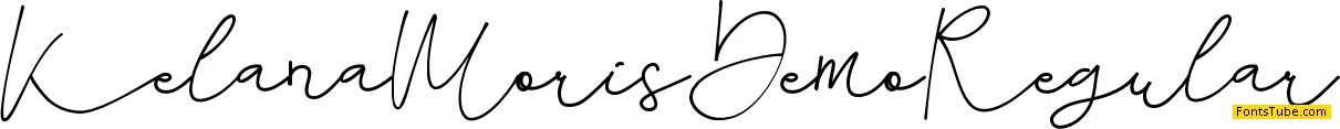 Kelana Moris Demo Font