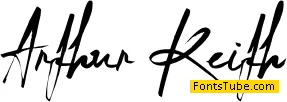 Arthur Keith Font