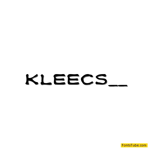 Klee CapScript Font