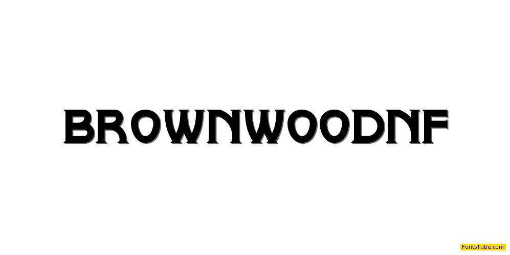 Brownwood NF Font Family
