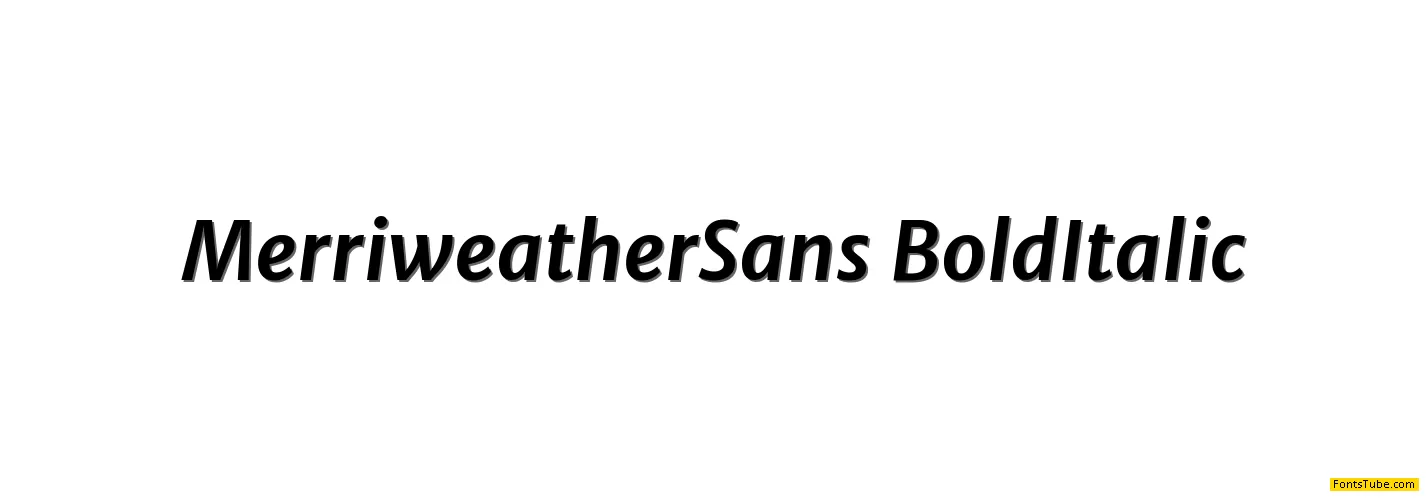 Merriweather Sans Font Family