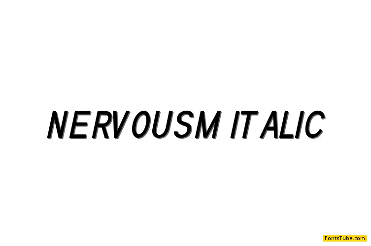 Nervousm Font Family