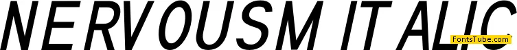 Nervousm Font Family