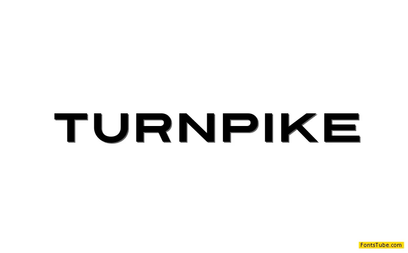 Turnpike Font