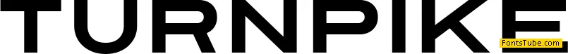Turnpike Font