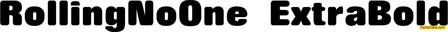 Rolling No One Font