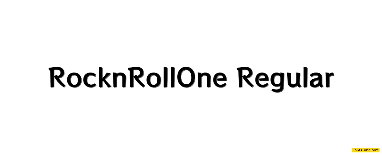 RocknRoll One Font