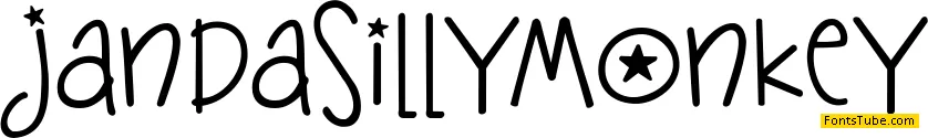Janda Silly Monkey Font