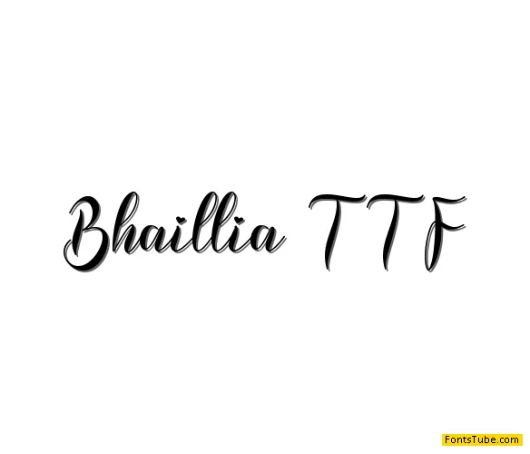 Bhaillia Font